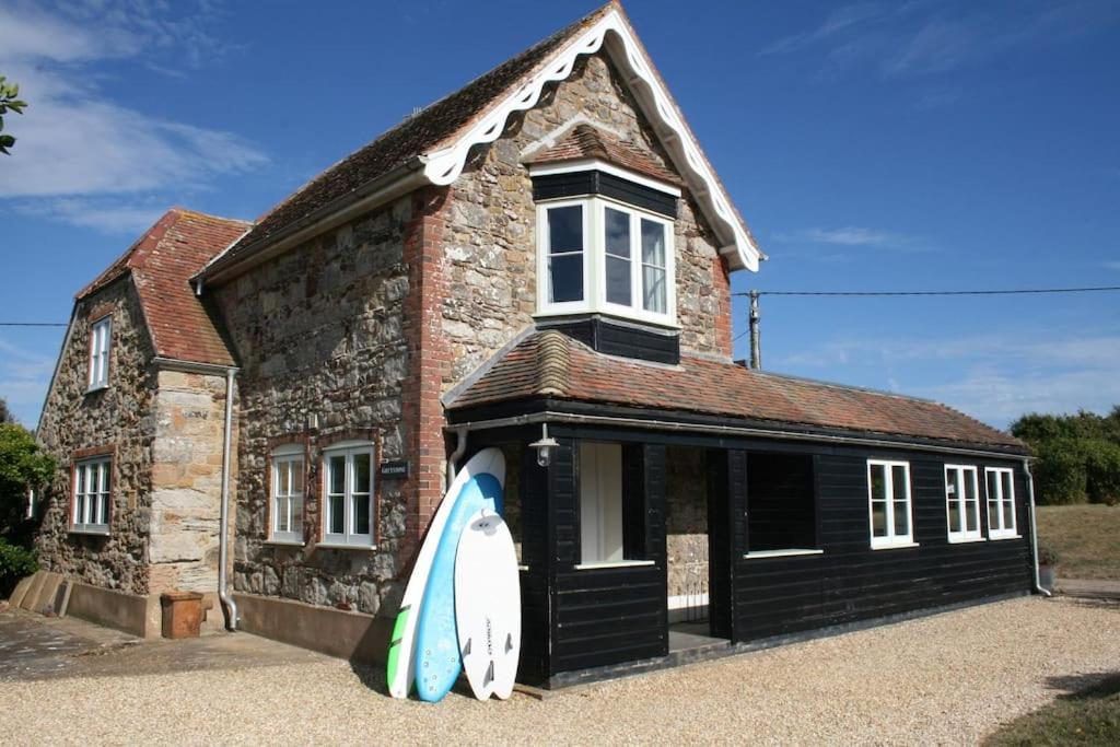 Greystone Cottage - Sea Views, Short Stroll To A Beautiful Sandy Beach Brook  Luaran gambar